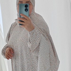 Luxury Muslim Dress, Abaya, Jilbab, Prayer Dress, Long Dress,Khimar,Islamic Dress, Prayer Abaya, Prayer set, Islamic gift, Hijab,Prayer Robe