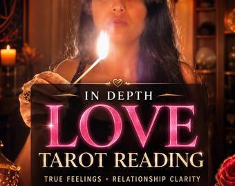 Lectura privada de cartas del amor profundo / El mismo día / Claridad en la relación / Emociones ocultas / Sentimientos verdaderos