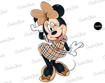 Minnie Mouse PNG File Minnie Black & Gold Minnie Sublimation - Etsy UK