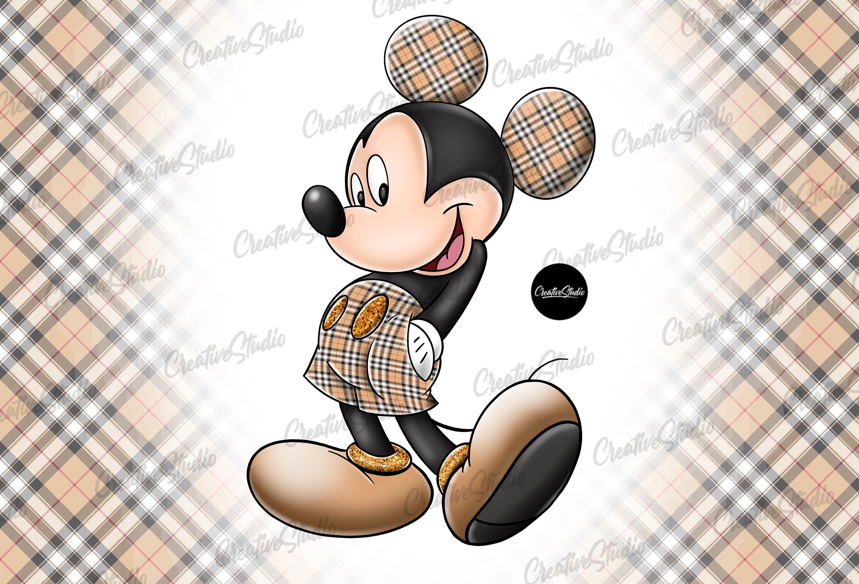 gucci mickey and minnie shirt