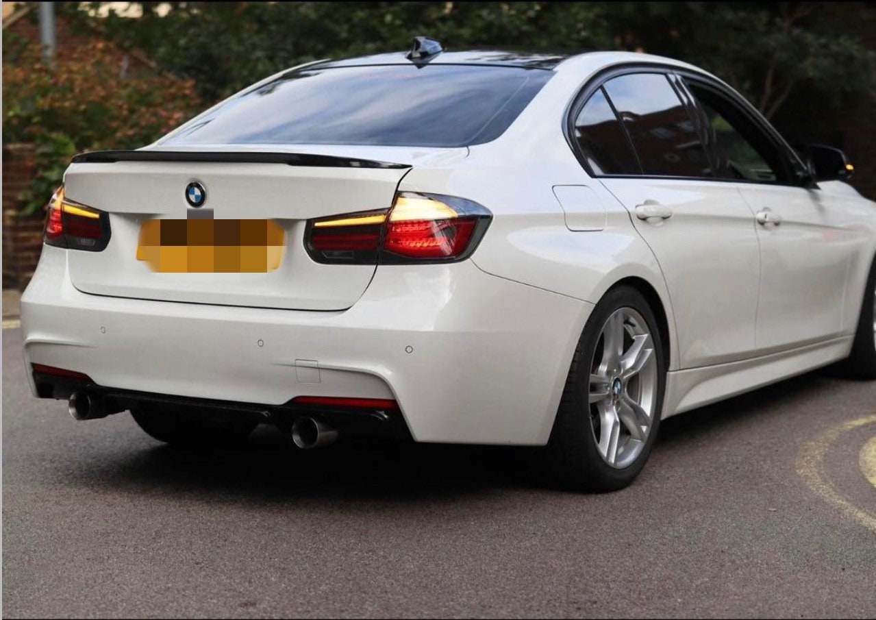 BMW 3 Series F30/f80 Gloss Black M Performance Style Spoiler Lip 2012-2018  -  Israel