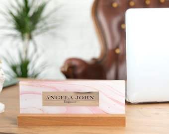 Gift for Boss, Phd Gift, Office Desk Decor, Graduation Gift Custom Office Name Sign, Teacher Name Plate Gift, Personalized Desk Name Plate