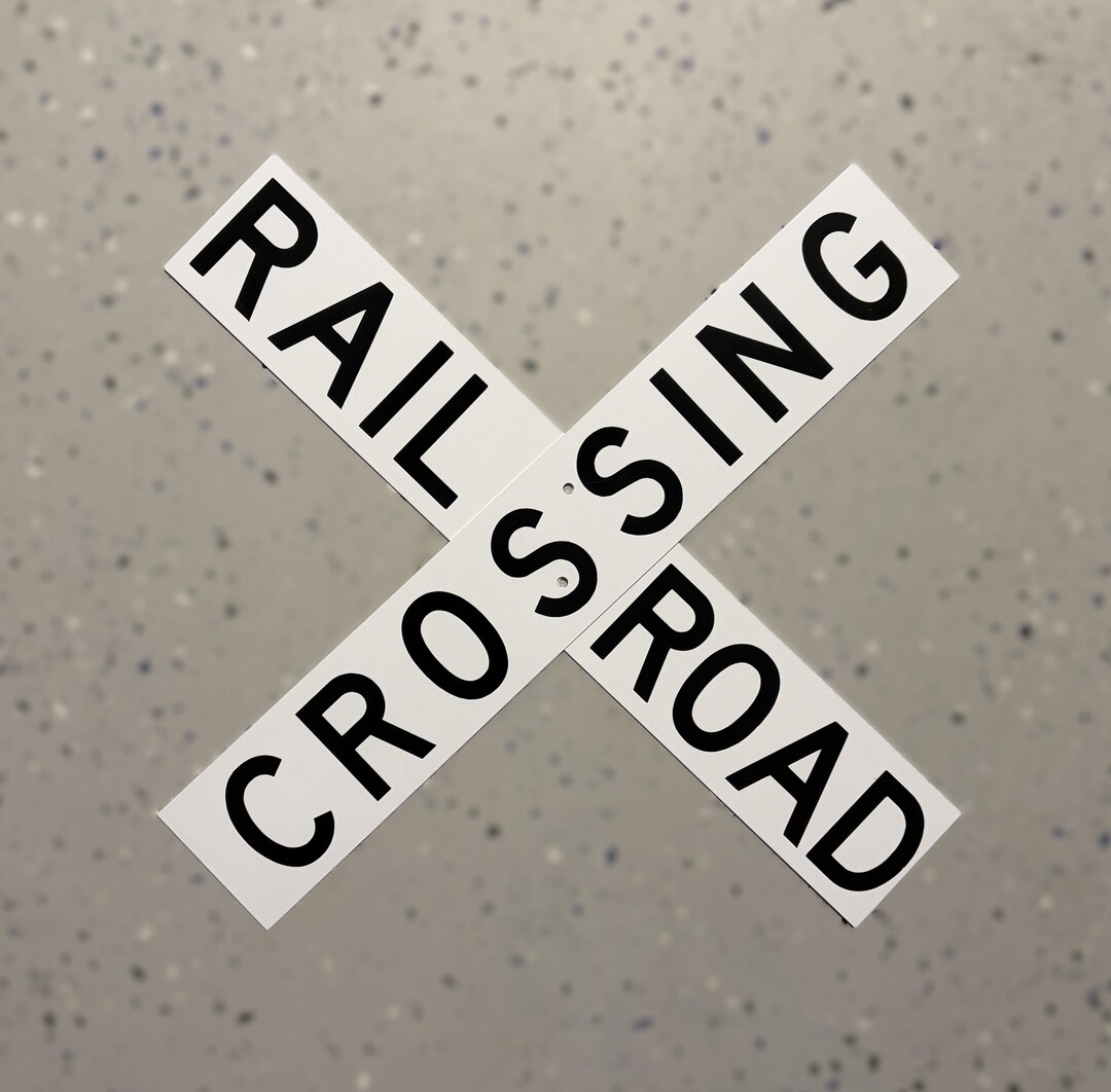 Railroad Crossing Crossbuck Sign 15