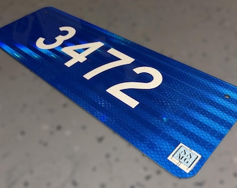 Custom Horizontal 911 Address Sign 18"x6"