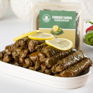 Handmade Turkish Dolma, Stuffed leaves, Vegan Food, Turkish Sarma, Ready To Eat, Turkish Dolma, Traditional Recipe, Delicious Flavor