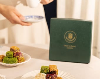 Mixed Turkish Delight Baklava (Large), Turkish Premium Gift, Natural Snack, High Quality Turkish Delight, Healthy Snack, Gift for Holiday