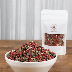 Rainbow Peppercorn, Culinary Herbs, Natural Spices, High Quality Spice, Healthy Spices, Gift for Holiday, Pepper, Turkish Spices, Flavors