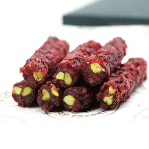 Turkish Delight with Sourberry and Pomegranate, Turkish Premium Gift, High Quality Turkish Delight, Healthy Snack, Gift for Holiday