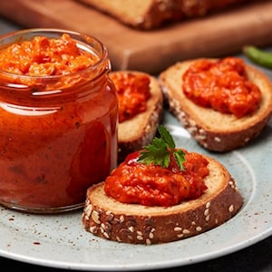 Ajvar Breakfast Souce, Turkish Breakfast, Spreads, Hot Pepper, Turkish Premium Gift, High Quality Turkish Souce, Gift for Holiday