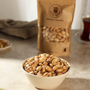 Roasted and Salted Siirt Pistachios, Turkish Pistachios, Premium Gift, Natural Snack, High-Quality Nuts, Healthy Snack, Gift for Holiday