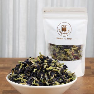 Butterfly Pea Flower Tea, Blue Tea, Organic Herbal Tea, Ultraviolet Tea, Blue, Loose Leaf Whole flowers, Gift for Holiday, Premium Gift