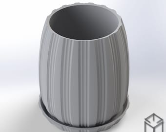 3D Vase-Flower Pot-STL Files