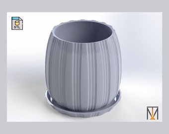 3D Vase-Flower Pot-STL Files