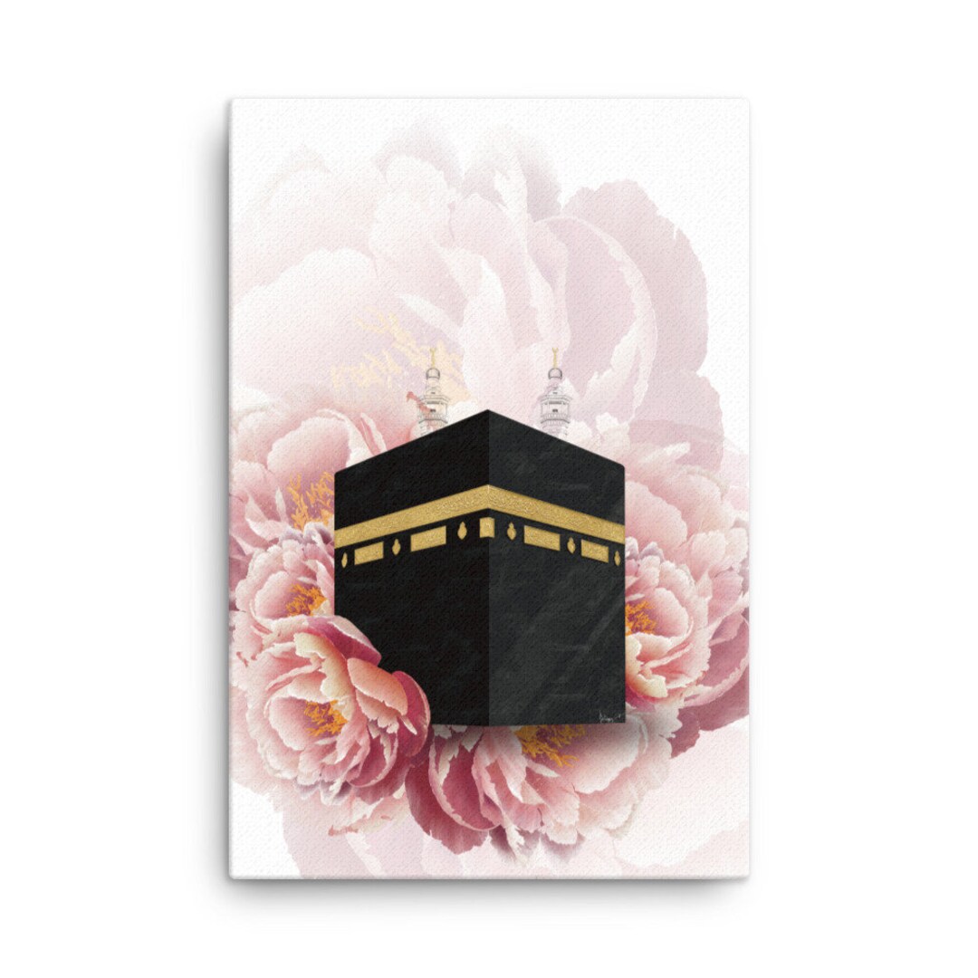 Kaaba Islamic Wall Art Canvas Print Muslim Home Decoration Eid Gift