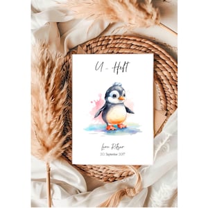 U-Heft • Impfpass • Reisepass • Mutterpass • Pinguin • Meer •