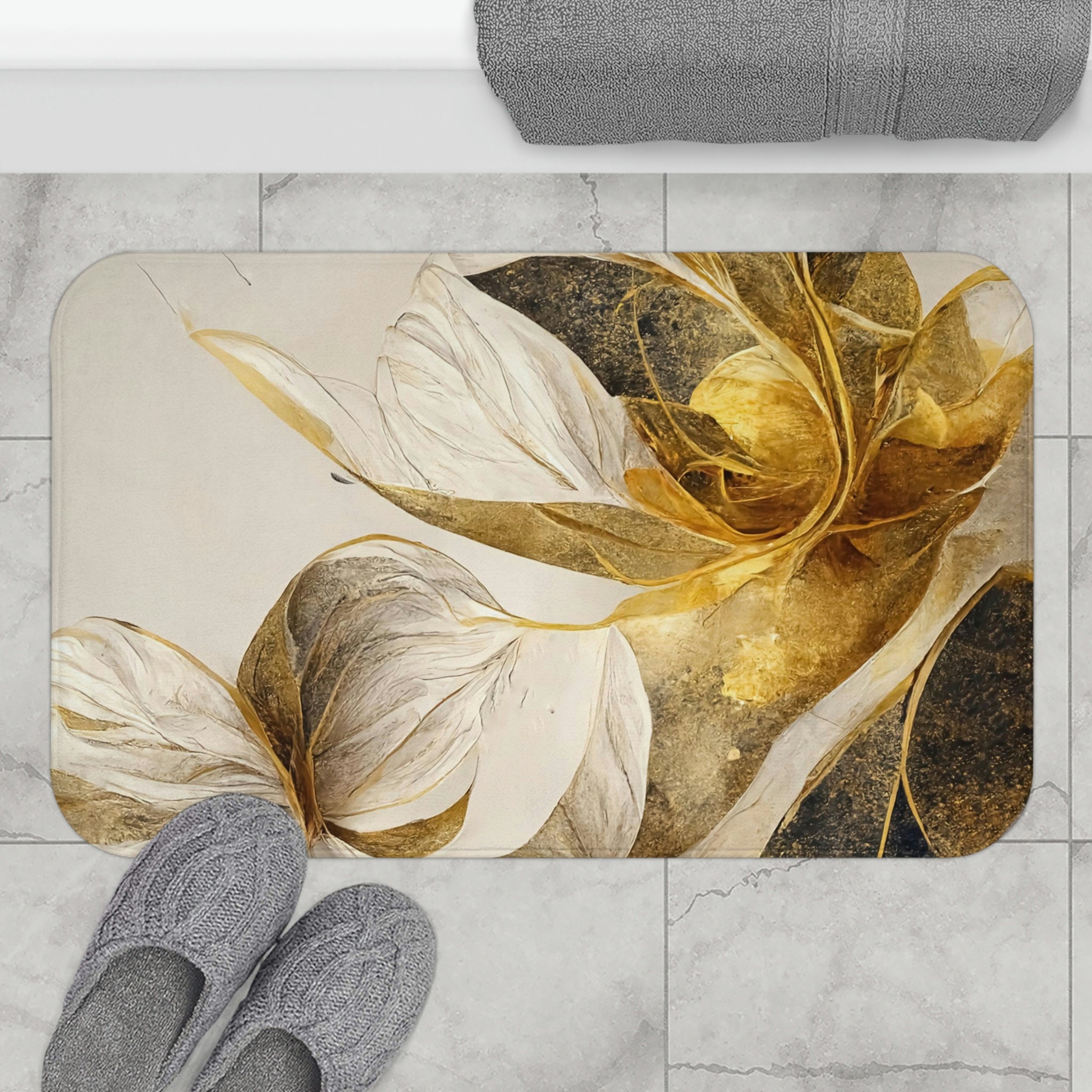 Gold Bath Mat Etsy Ireland