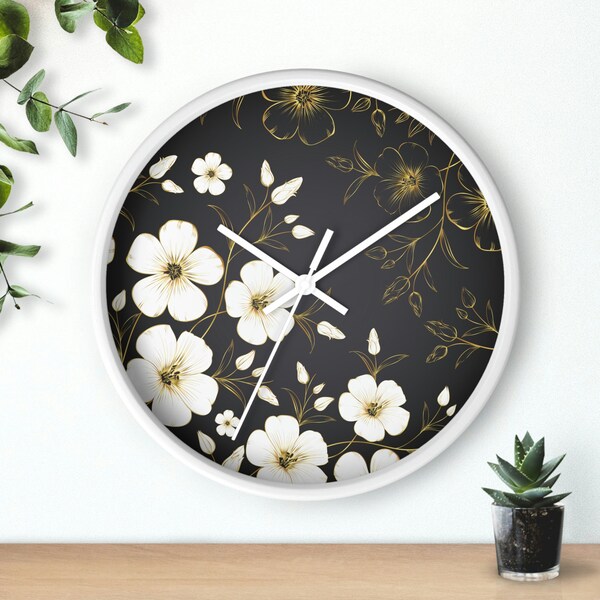 Wooden Japanese Wall Clock Etsy