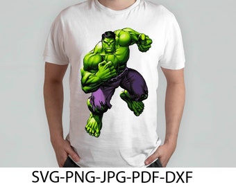 ハルク Svg、クリップアート、クリカット、Svg、Png、Dxf、Pdf、Jpg、デジタル ダウンロード