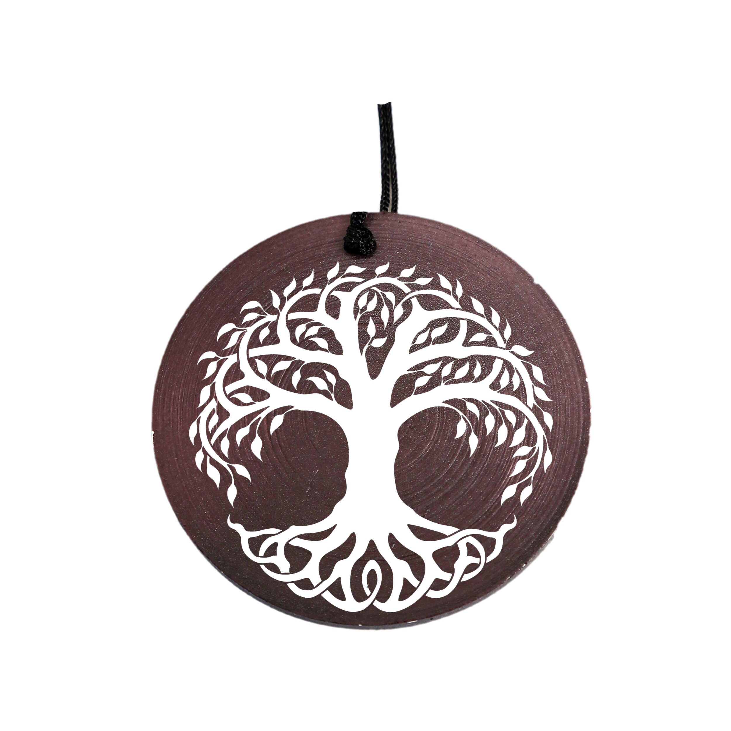 Portho Windspiel „Baum Des Lebens“ – Bronzefarben, 76 Cm, Mit Gravur, Geschenk Für Ruhestand