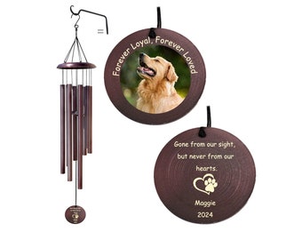 Personalized Pet Memorial Wind Chime | Remember Your Pet with Memorial Wind Chime | Pet Loss Gift | Bereavement Gift