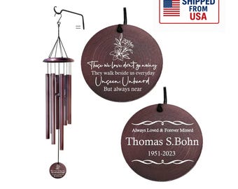Personalized Memorial Wind Chime | Sympathy Gift | Bereavement Gift | Remembrance Windchimes | Custom  Windchime