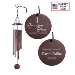 Personalized Wind Chime - Memorial Gift - Custom Windchime - Sympathy Gifts - Remembrance Gift