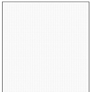 Printable 2.5cm Grid Sheet for School
