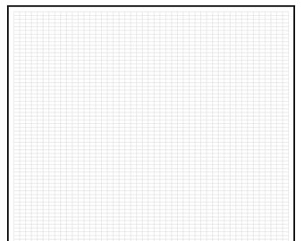 Folha de grade imprimível de 2,5 cm para escola
