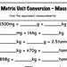 7 Page Printable Mastering Metric Mass Conversion: Solve, Compare ...
