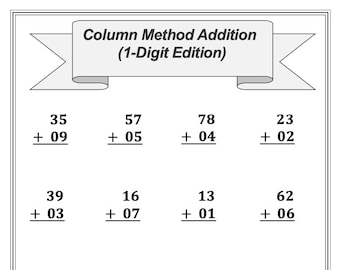 column addition clipart