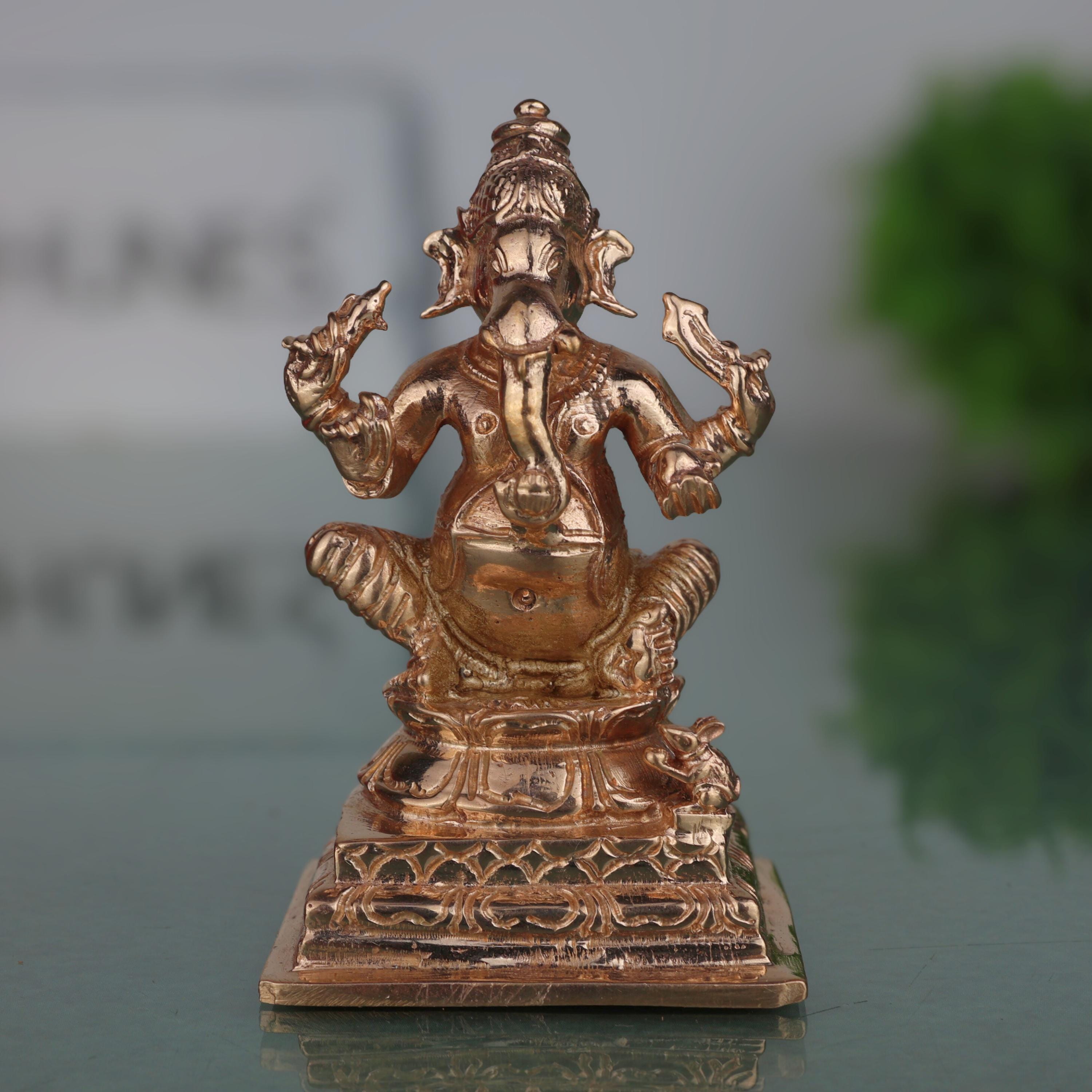 手作りのブロンズ製ガネーシャアイドル |チョーラ アート ヴィナーヤカ ムルティ - Etsy 日本, image size:3000x3000