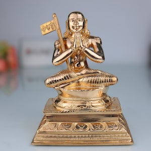 Bronze Ramanujacharya Idol: Handcrafted Panchaloha Vishishtadvaita Acharya Murti