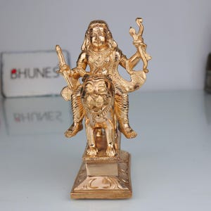 Bronze Swami Ayyappan Idol: Handcrafted Panchaloha Dharma Shasta Murti