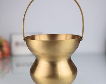 Latón Kamandal / Pital Kamandalu / Kansa Lota / Tamrapatra Kalash para Pooja.