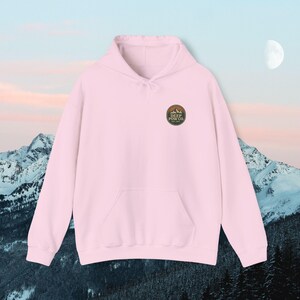 Vintage Snowboarding Hoodie: Surf the Earth Retro Mountain Pullover image 10