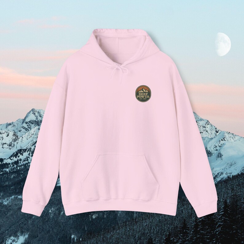 Vintage Snowboarding Hoodie: Surf the Earth Retro Mountain Pullover image 10