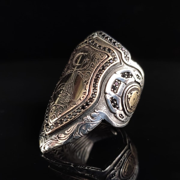 Ottoman Silver Ring - Etsy