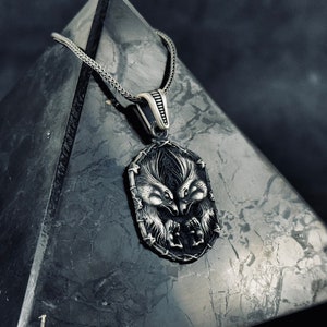 Silber Phönix Anhänger Halskette: Handgemachtes Wiedergeburts Symbol