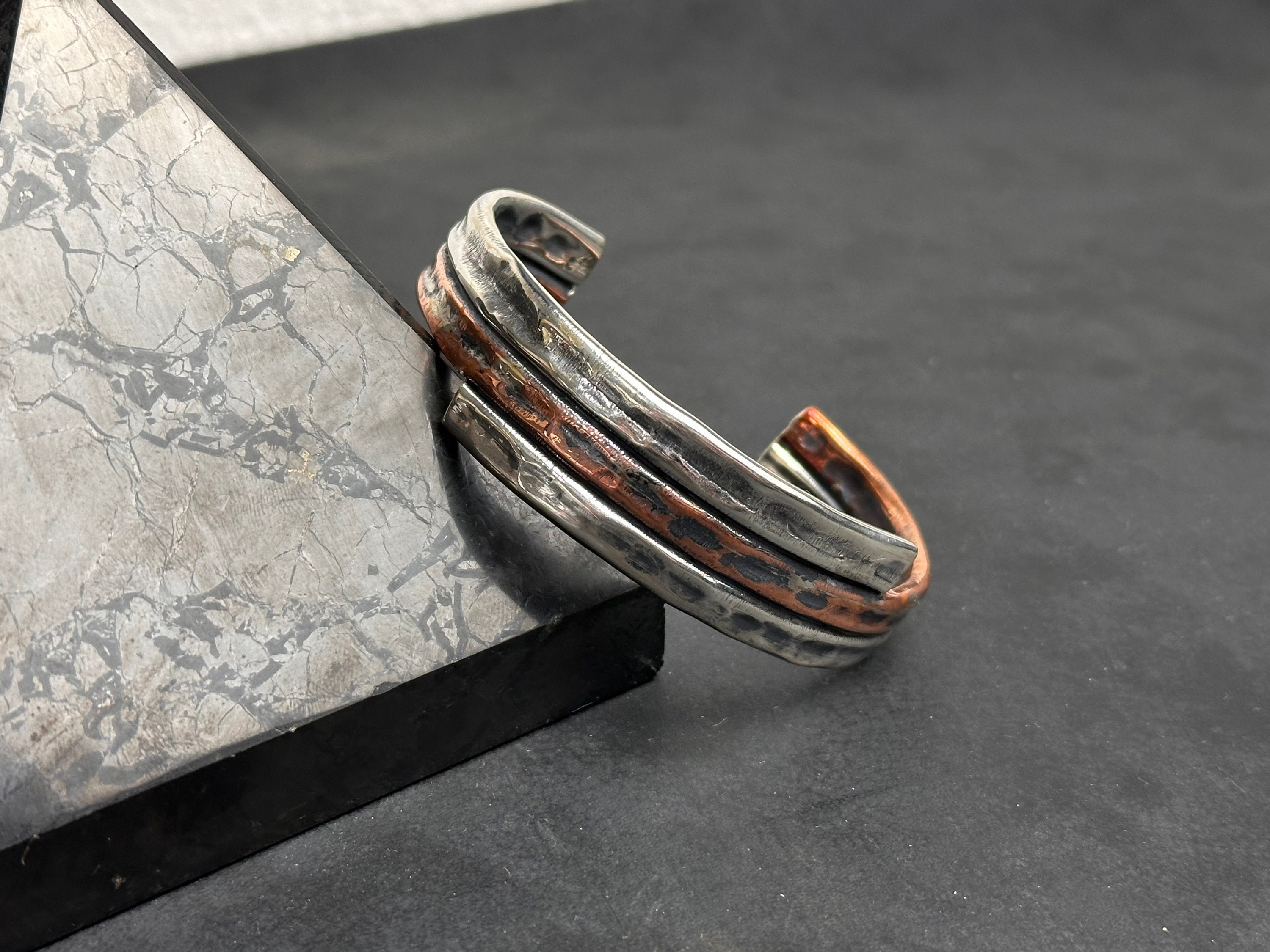 Bracciali Uomo In Argento E Oro | Gioielli Artigianali - Foto 3