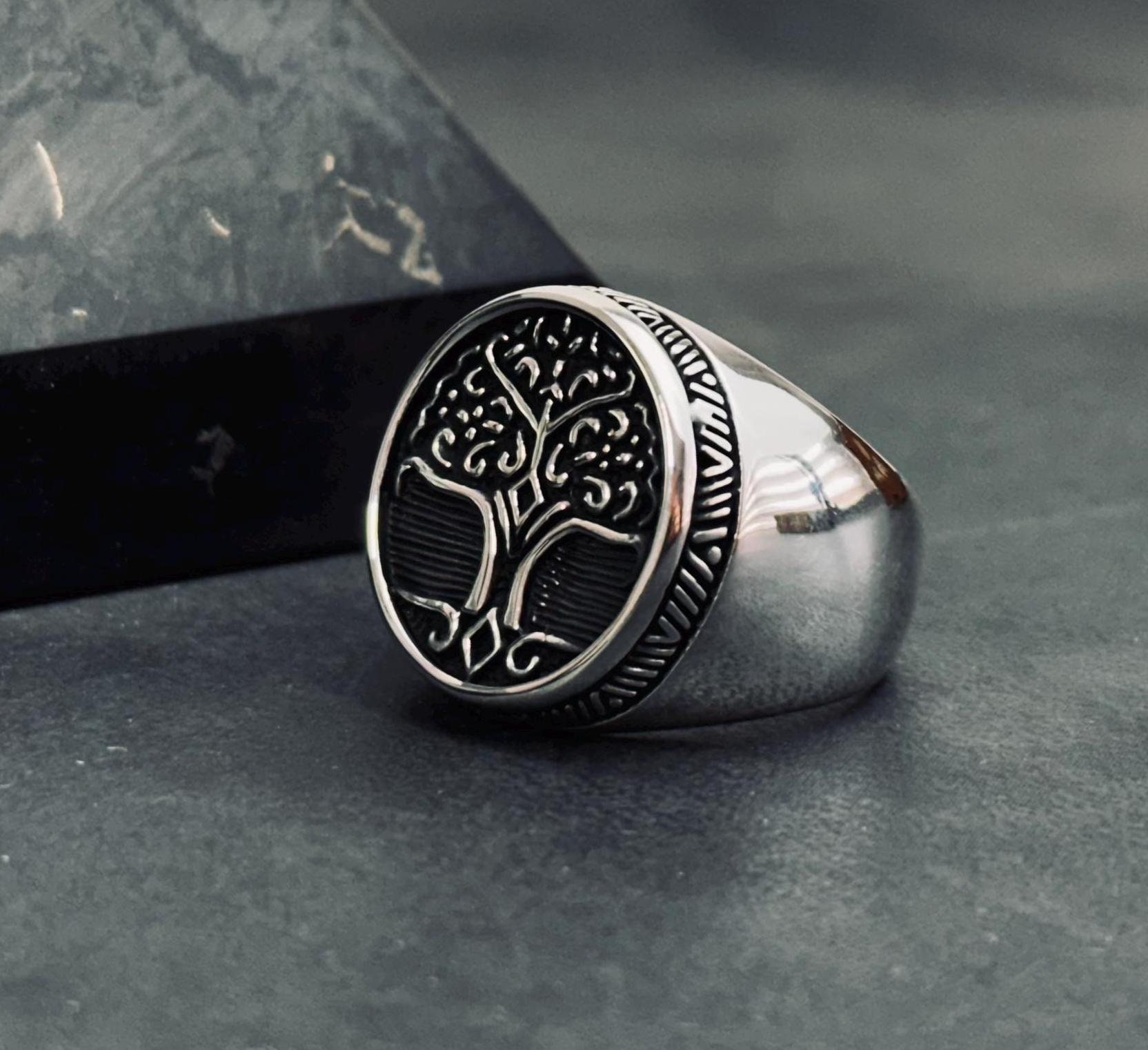 Tree of Life Ring: Nature Inspired Jewelry (sterling Silver) - Etsy
