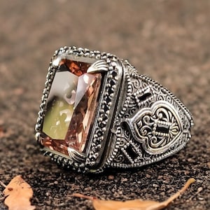 Mystic Sultanite Ring: Handmade 925 Sterling Silver Gemstone