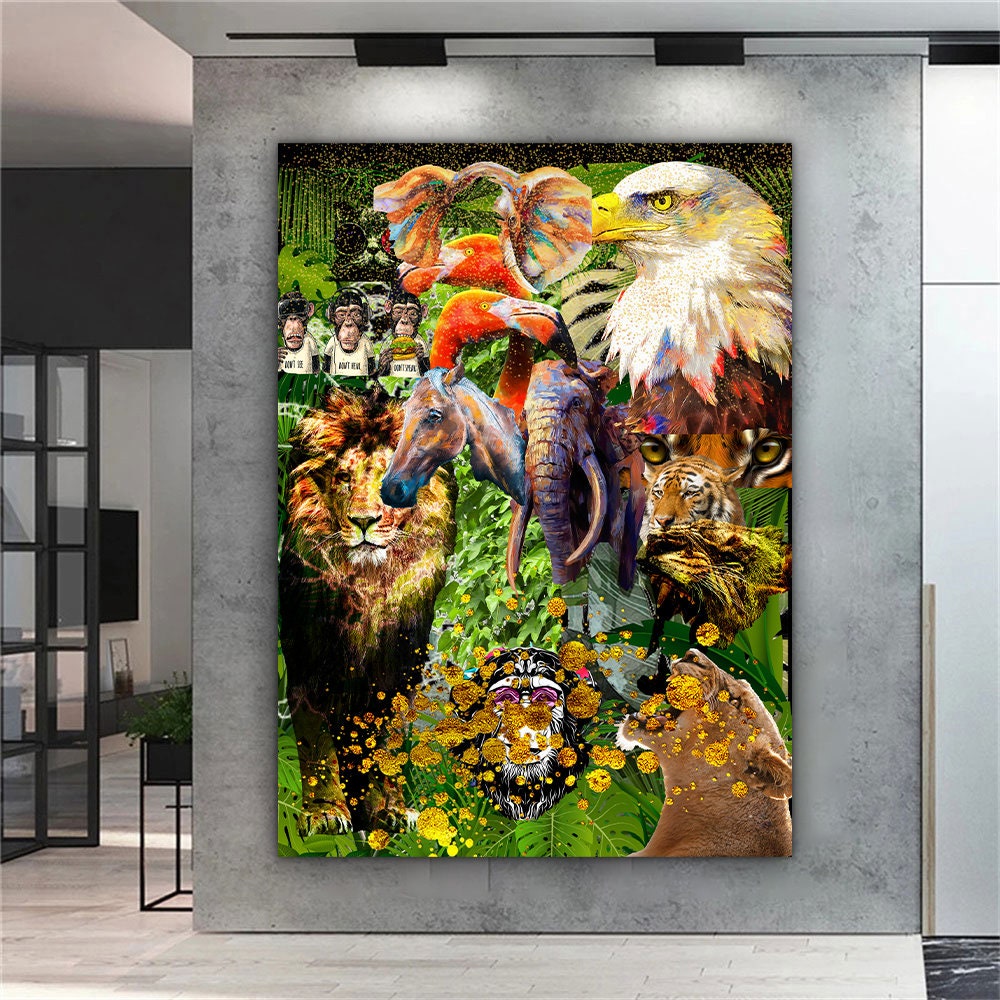 Tiger Diamond Painting Set by Crafting Spark. CS2722 Diamond Art Kit. Large  Diamond Painting Kit 
