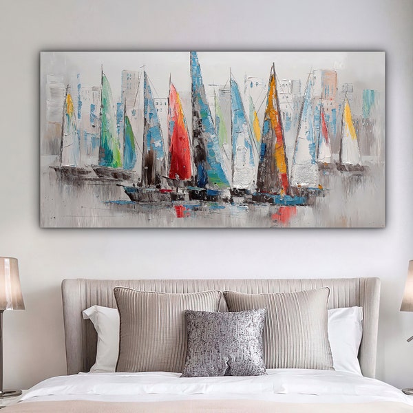 Sailboat Wall Art Etsy