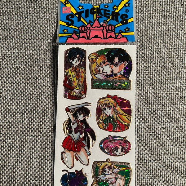 vintage sailor moon R stickers 90's