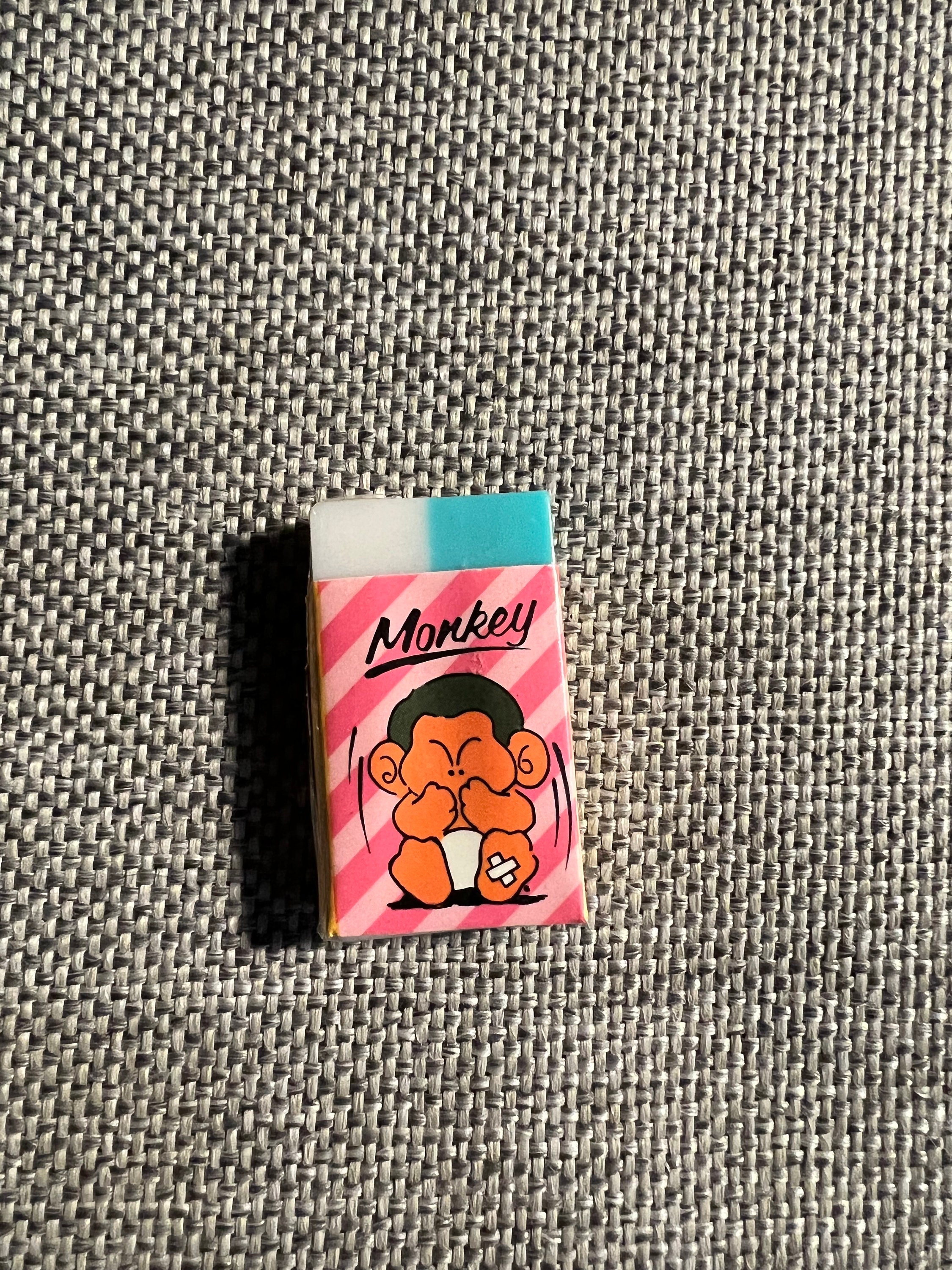 Vintage Monkey Eraser Etsy