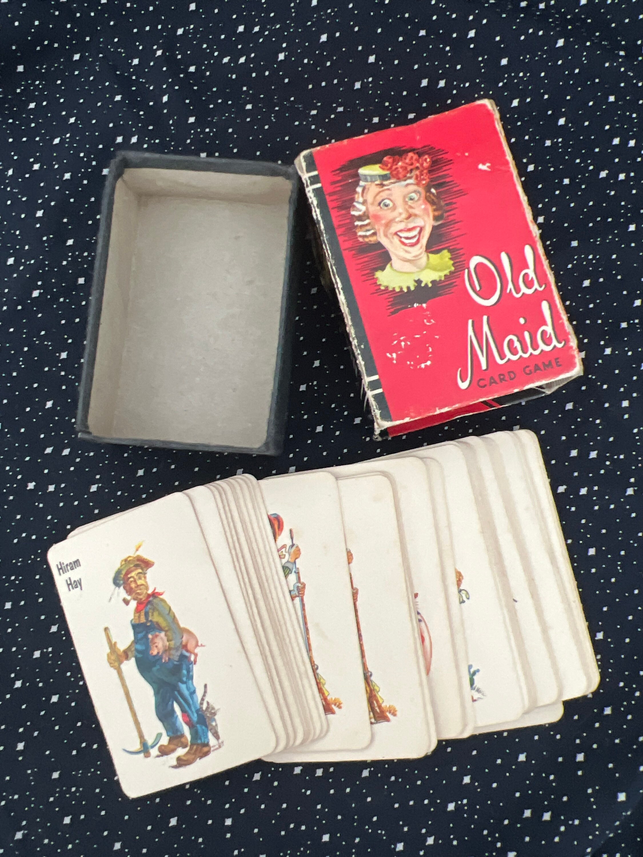 Old Maid 43 Cards Like New Miniature Vintage Card Pack. No Etsy
