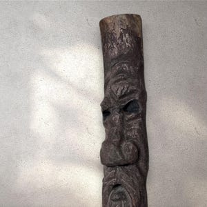 Wall Decoration- Hand Carved Wood Spirit - Hand Carved - 12&quot;