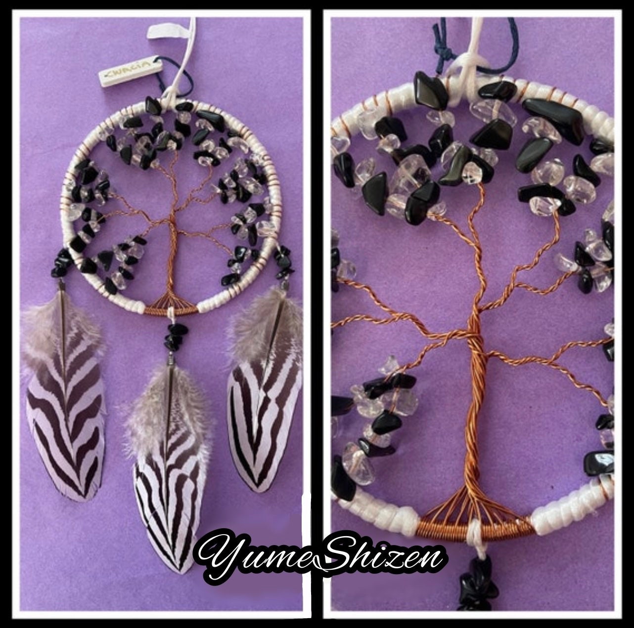 Arbre de Vie Cristal Roche et Onix