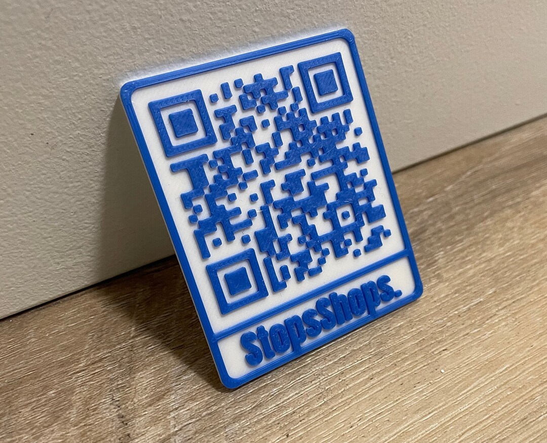 Custom 3D Printed QR Codes - Etsy