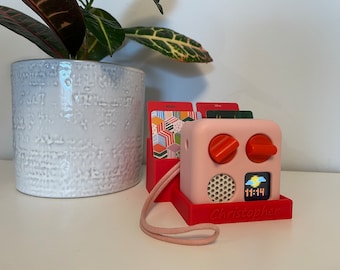 Mini stojak Yoto z 2-poziomowym uchwytem na karty, bezpłatna personalizacja, prezent urodzinowy dla dziecka